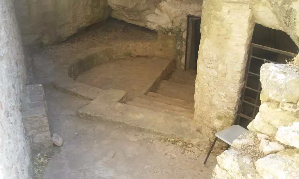 Corfu Aggelokastro carved rooms 1920w 1024x614