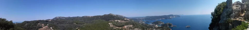 Corfu aggelokastro panoramic view of Palaiokastritsa 1920w 1024x126