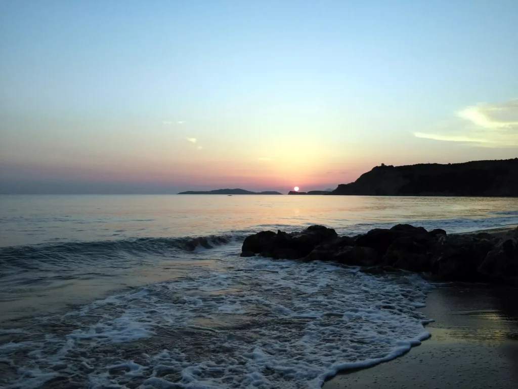 corfu arillas beach sunset 2 1920w 1024x768
