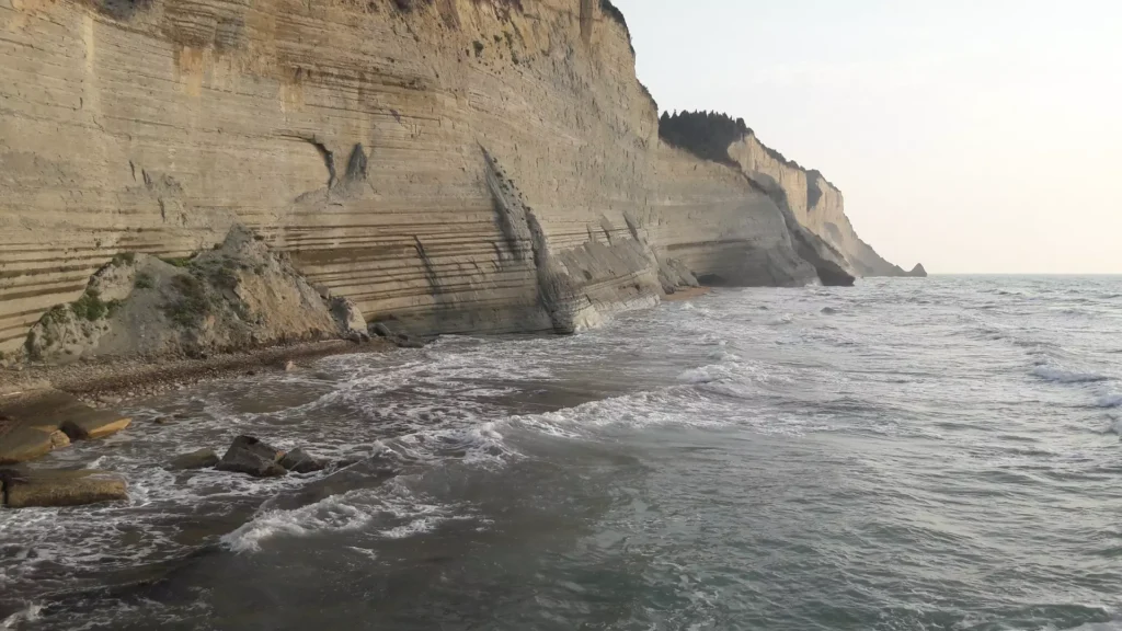 corfu loggas beach clay hills wavy sea 1920w 1024x576