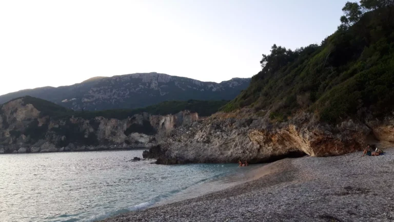 corfu rovinia beach children play pebbles 1920w 768x432